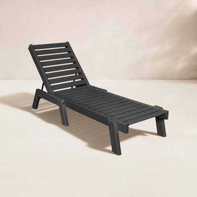 POLYWOOD® Captain 25" Patio Chaise Lounge