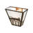 Rustic Lodge Copper Flush Mounted Sconce