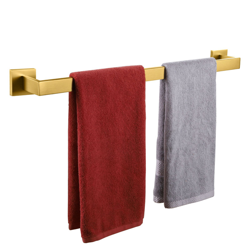 Porte-serviettes mural 25,5 po, 24'', Or brossé