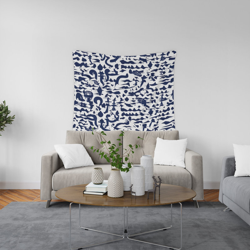 Tapisserie murale, H 80 po x l 68 po x P 0,8 po