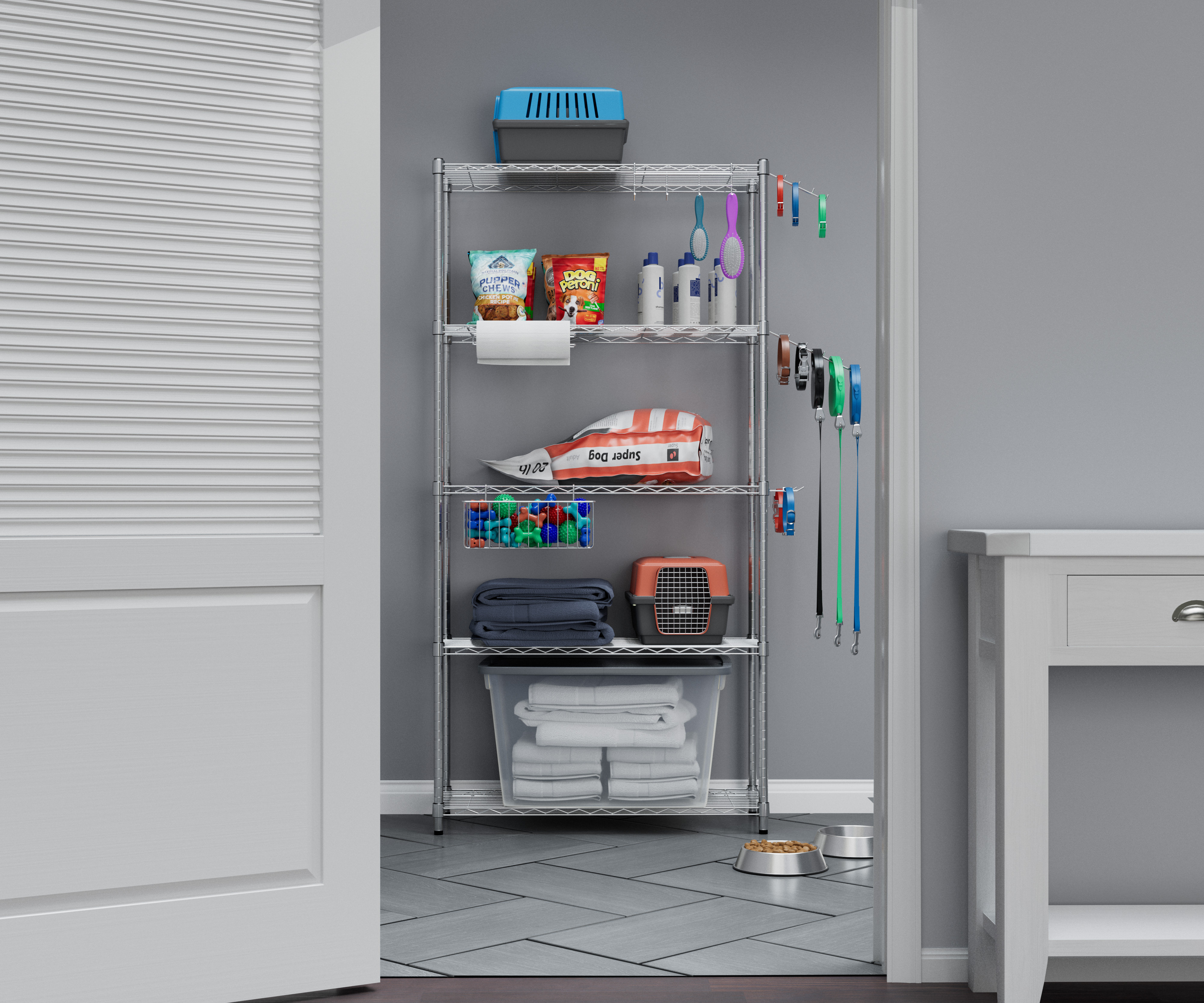 Everest Home Everest Wire Rack Accessories 7 Piece Kit & Reviews Wayfair