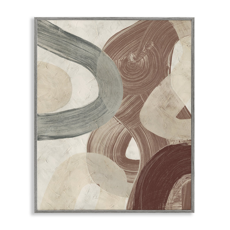 «Abstract Southwestern Neutrals», art de la giclée encadrée par June Erica Vess, Estampe numérique Farmhouse