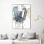 Indigo Splatter I par Victoria Barnes - reproduction sur toile flottante-855235528