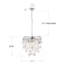 Lustre en cristal Cascade 6 lumières-779458459
