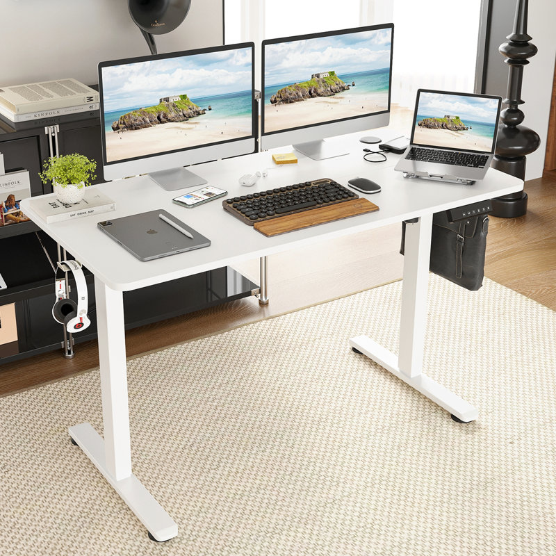 Bureau de travail électrique à hauteur réglable