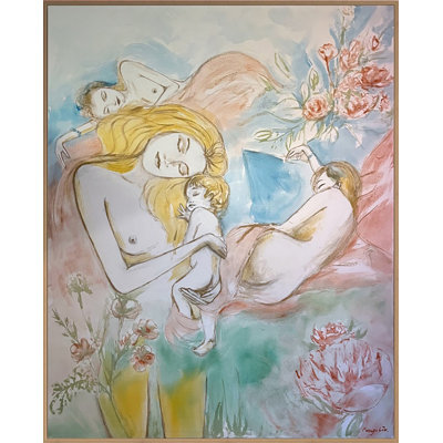 Herselves II (Four Seasons) by Fanyu Lin - Wrapped Canvas Painting
