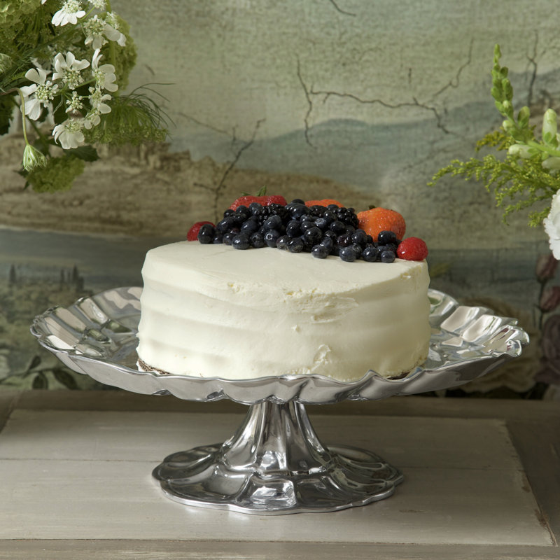 TUSCANY Pedestal Cake Plate