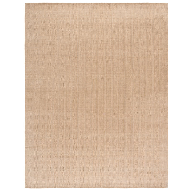 Laine tissée à la main Mirage Tapis d'intérieur en coton rayé, Rectangle 9' x 12'