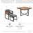 9-Pieces Acacia Wood Patio Dining Set-1463278643
