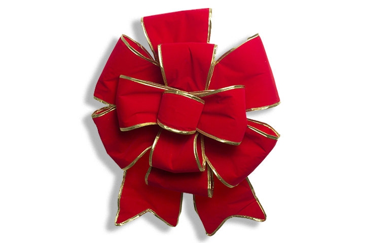 24" Velvet Bow