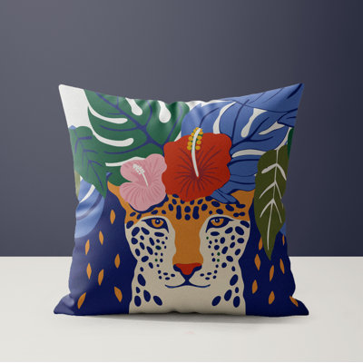 Iky Microsuede Square Throw Pillow