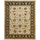 Hand Tufted Wool Oriental Area Rug in Brown/Beige