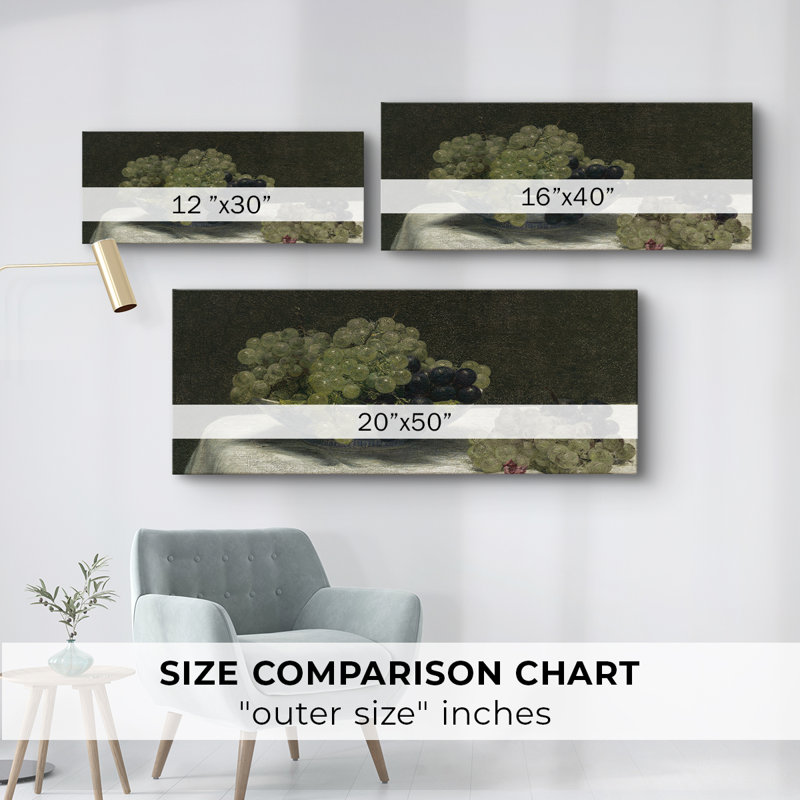 Botanical Series-CDLxxxi - Toile tendue avec châssis - Prêt à être accroché, H 12 po x l 30 po