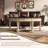 Oval Coffee Table With Drawer And Storage Shelf