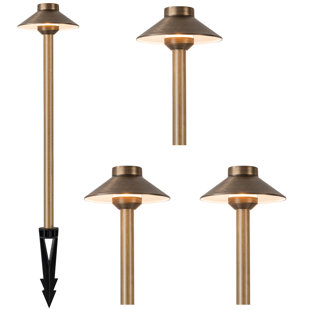 Antique Brass Solid Brass Pathway Light