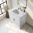 Lissandra 30" Single Bathroom Vanity In White With Engineered Stone Top