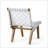CHARLOTTE Outdoor Lounge Chair Set With Durable Rope Weave And Acacia Wood Frame For Modern Backyard Comfort-588394344