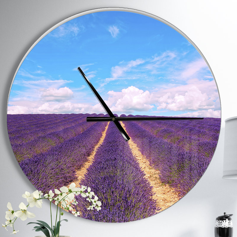 Horloge murale Swigart Farmhouse Designart, Moyen