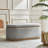Arusha Sabise 46.5"W Modern Chenille Fully Assemble Filp-Top Storage Bench-1512995415