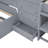 L-Shaped  Space-Saving Twin Loft And  Twin  Platform Bed With 7 Drawers And Full Guardrails(GRAY)