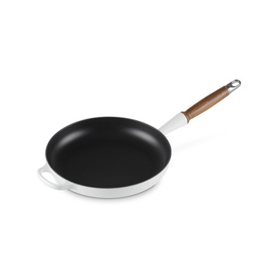 Le Creuset Enameled Cast Iron Alpine Wood Handle Fry Pan, 2.25Qt. - Flame
