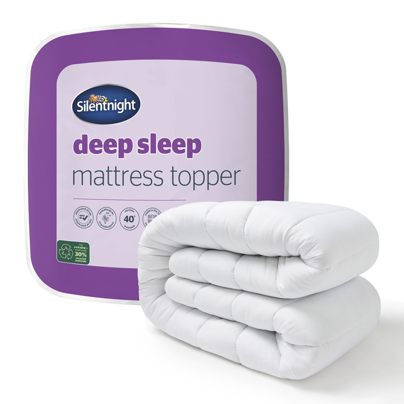 Silentnight Deep Sleep Mattress Topper, Small Double (4')