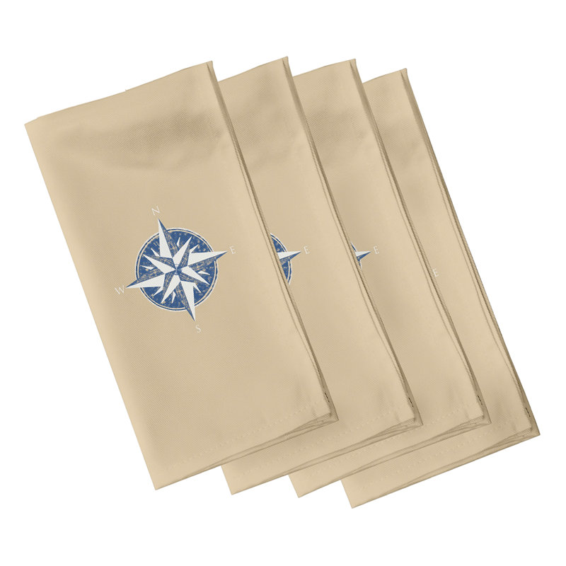 Chadabe Polyester Geometric Square Napkin, Taupe