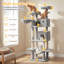 Arbre à chat 69,7 po multi-niveaux, centre d'activité pour chat