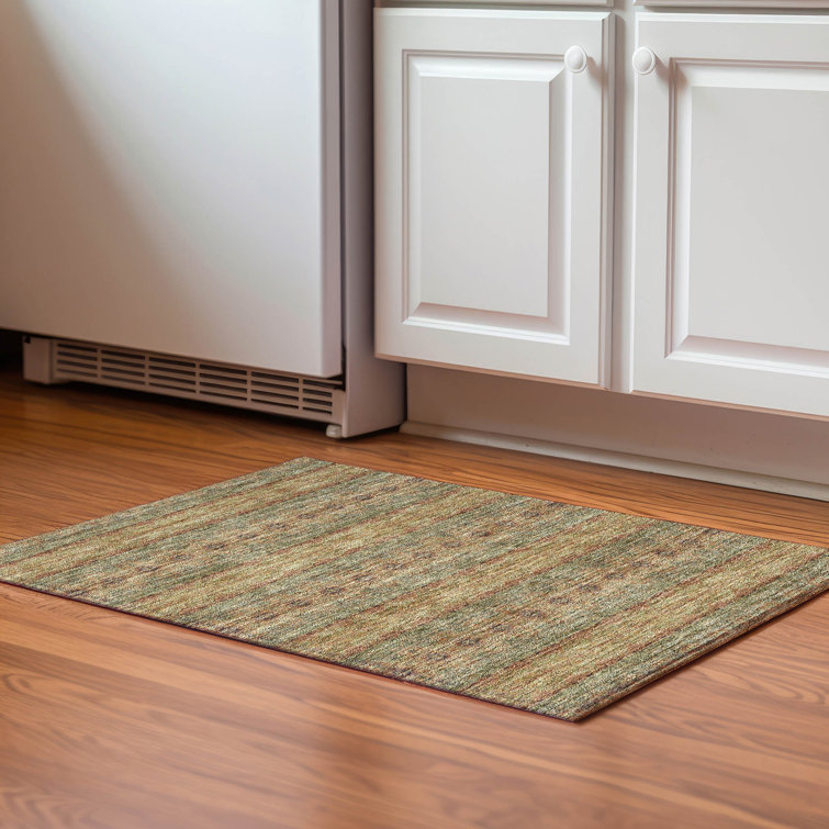 Premium Machine Washable Cerrito Green Rug
