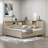 Wood Daybed With Storage Shelves, Sliding Doors And 3 Drawers-2085849534