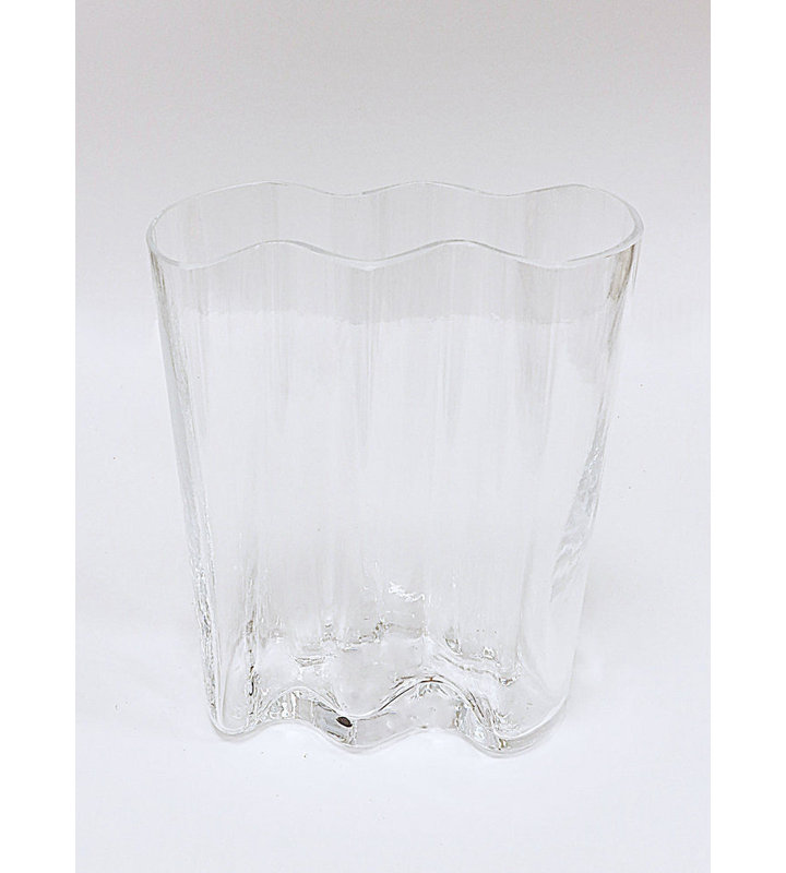 Liscio Ottico - Vase Zig-Zag 22 "