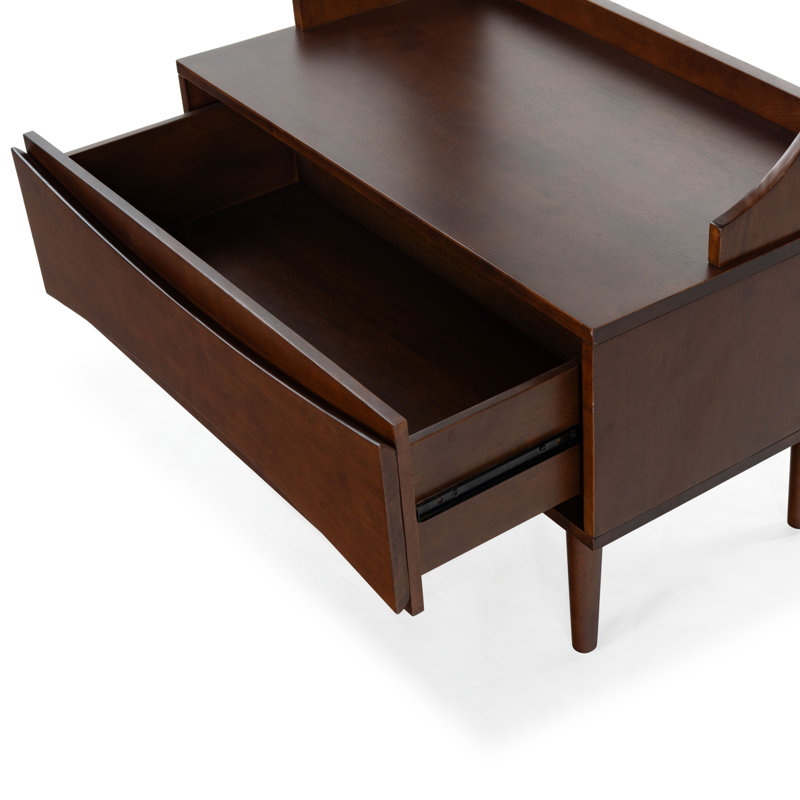 Priseis Wood 1 Drawer Hall Tree