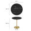 Table d'appoint ronde en marbre artificiel Lippa-1823342339-1823342350