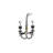 Twist Collection Two-Handle Deck-Mount Roman Tub Faucet with Rough-In Valve - Chrome Polished-12180860