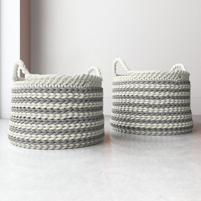 Ensemble de paniers ronds 2 pièces