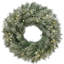 The Holiday Aisle® 24" Snowy Stonington Fir Wreath with Battery Operated LED Lights