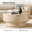 Watterson Amagoya Modern 32"W Marble Concrete Top Full Assembly Round Coffee Table-1693210506