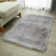 Enrica Soft Fluffy Gray Area Rug