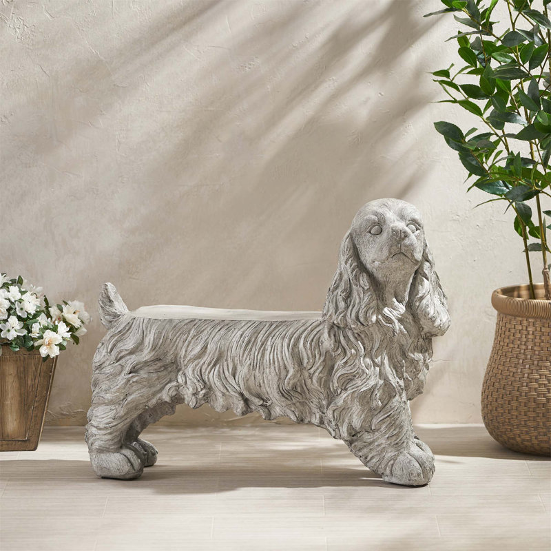 STATUE DE COWER SPANIEL DOG