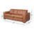 Aspen 82'' Dual Power Reclining Sofa