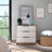 Kaia Dresser and Nightstand, 27" Inches Dresser with 3 Drawers for Bedroom-446143959
