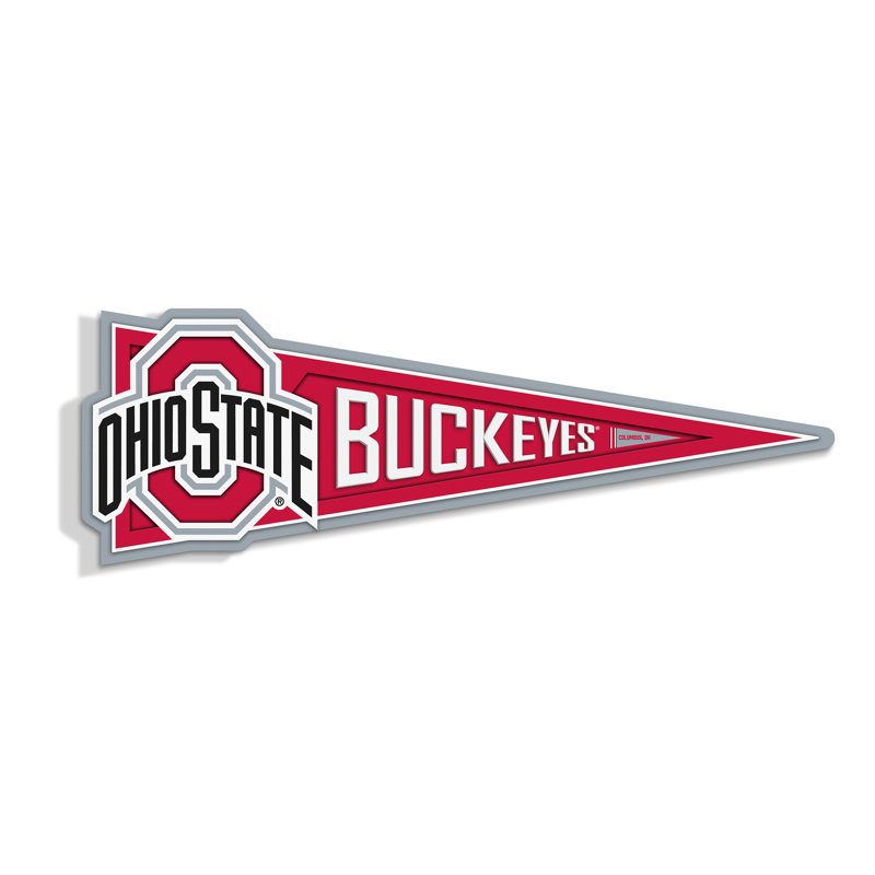 NCAA Ohio State Buckeyes Pennant Sign