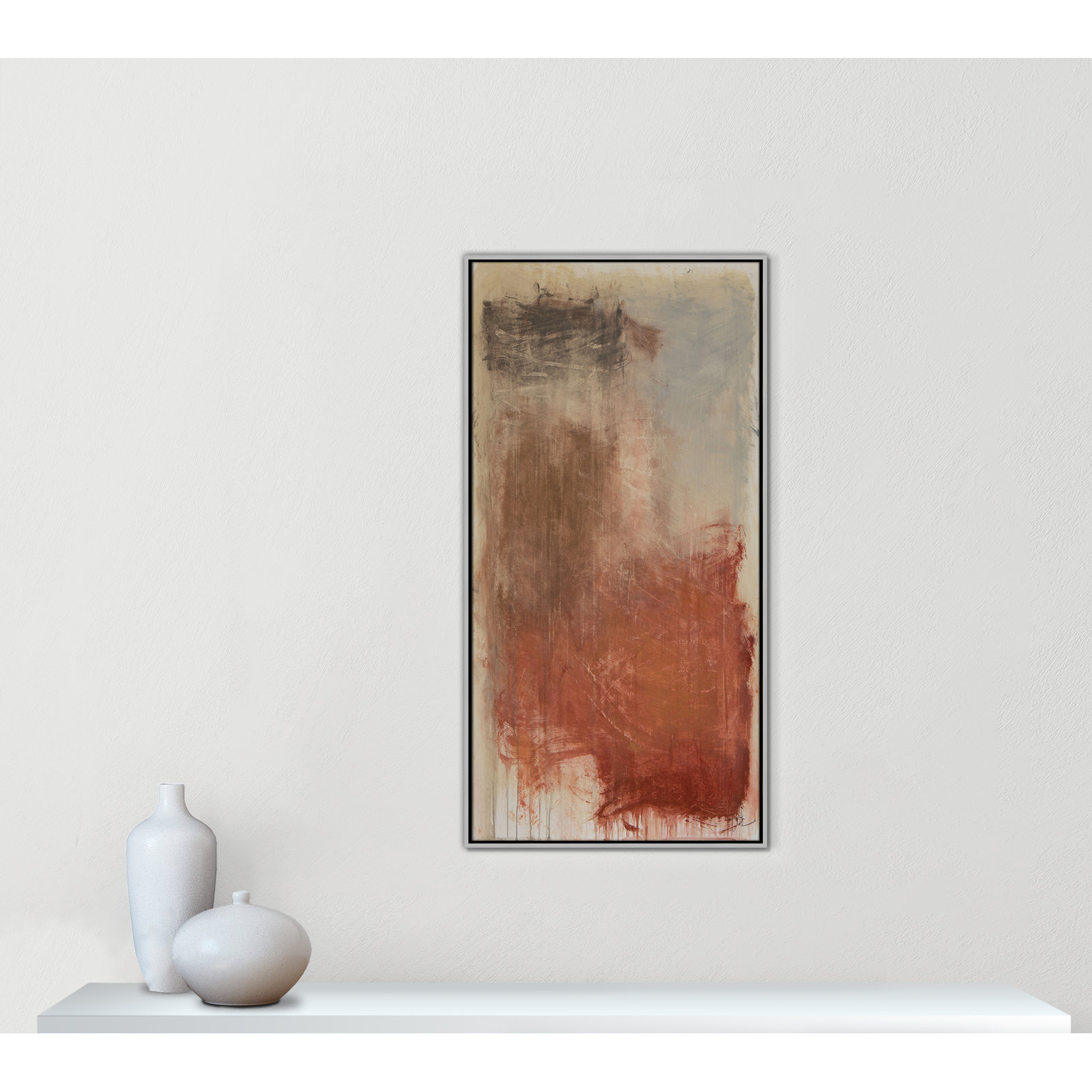 Colin "Autumn Over The Riviera" Print, 49.5" H x 25.5" W, Silver