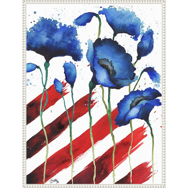 Elizabeth Medley Patriotic Floral II par Elizabeth Medley