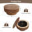 Round Drum Coffee Table with Storage-389920642-393056295