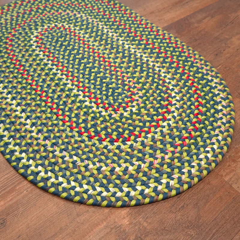Tapis multicolore Ashland, Oval 8 pi x 10 pi