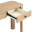 Console transitionnelle avec 3 tiroirs de rangement et assemblage simple-1983430198