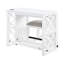 Ensemble de bureau et tabouret blanc 3 pièces, avec 2 chargeurs roulants pour le bureau-117241216