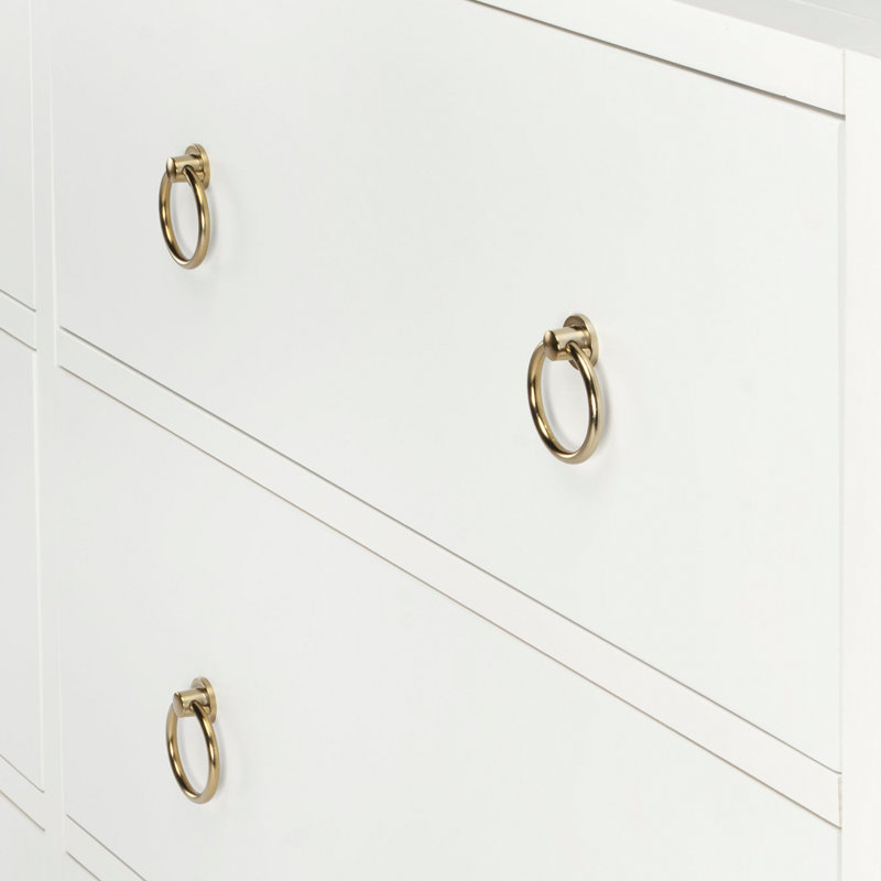 Lark 6 Drawer Dresser, White
