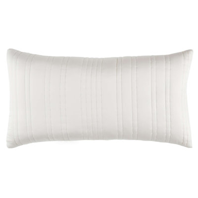 Blissful Bamboo Pearl/Silver Quilted Sham